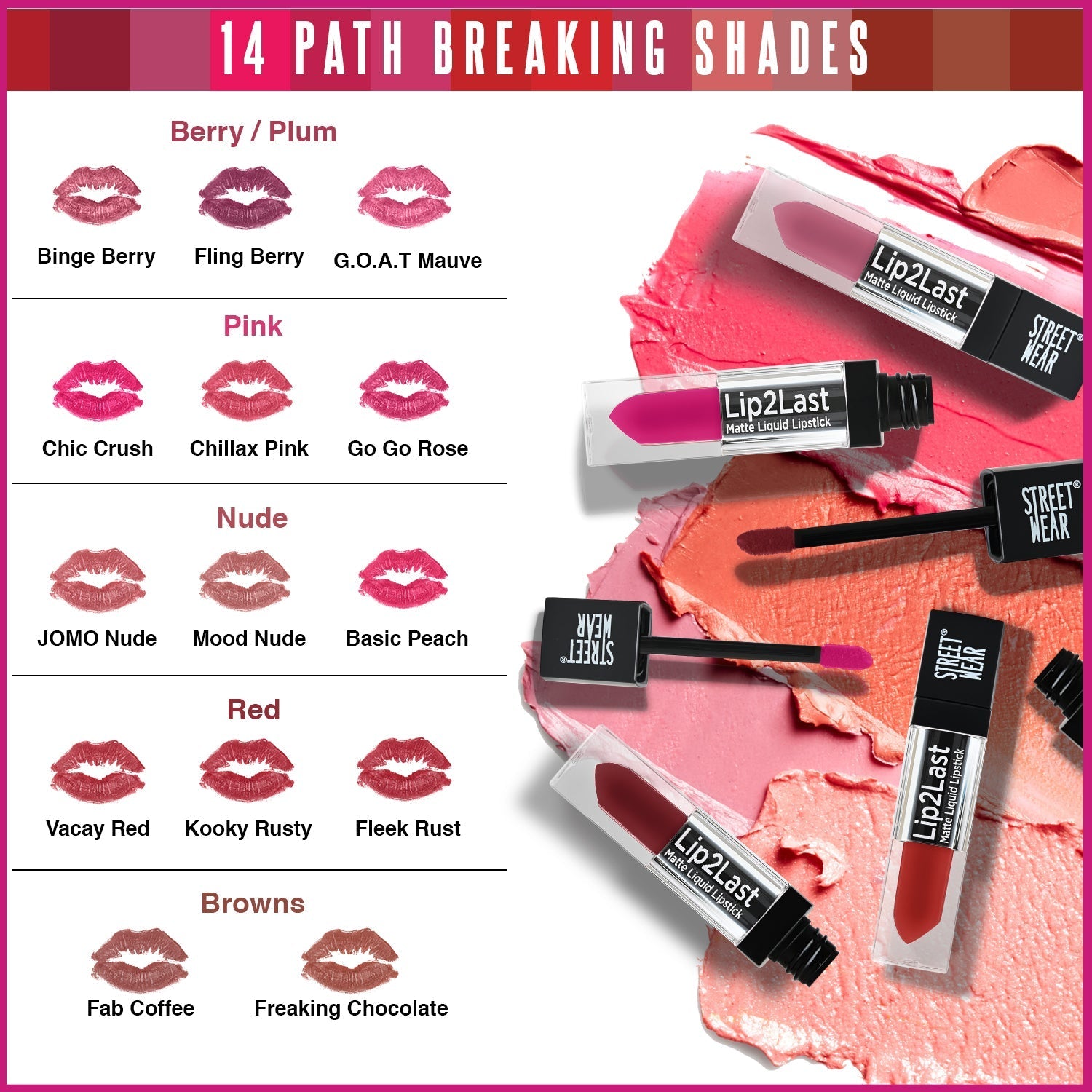 Lip2Last Matte Liquid Lipstick - Buy 2 Get 1